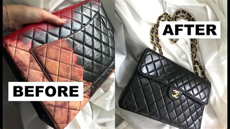 repair vintage chanel handbag.